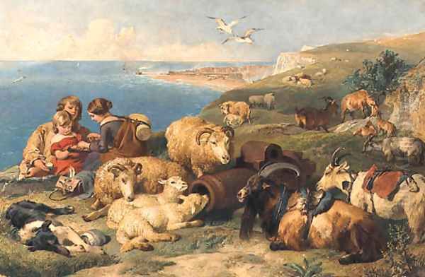 A Time for Peace Oil Painting by Sir Edwin Henry Landseer