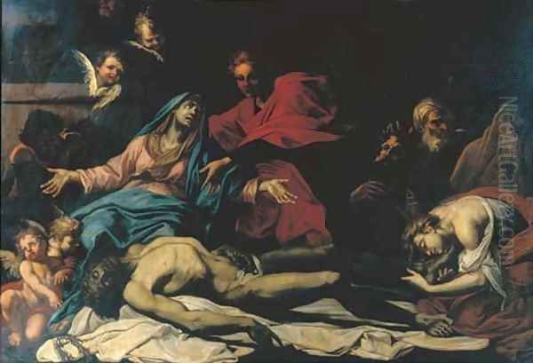 The Lamentation Oil Painting by Stefano Maria Legnani