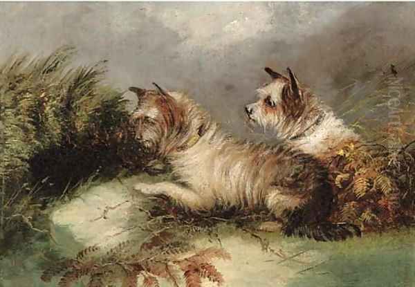 Waiting in vain Oil Painting by J. Langlois