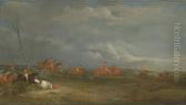 Property From A Private Collection, Palm Beach
 

 
 
 

 
 Full Cry Oil Painting by John Snr Ferneley