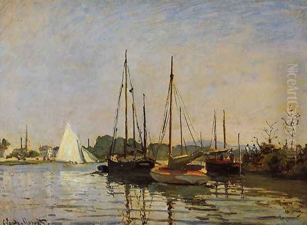 Pleasure Boats Oil Painting by Claude Oscar Monet
