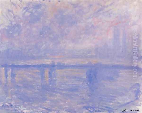 Charing Cross Bridge7 Oil Painting by Claude Oscar Monet