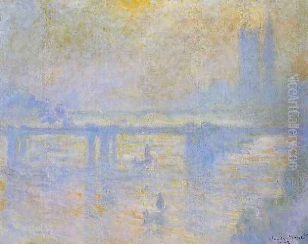 Charing Cross Bridge4 Oil Painting by Claude Oscar Monet