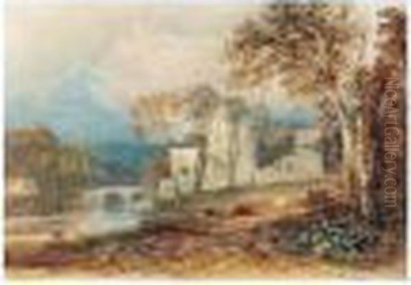 Brougham Castle, Westmoreland Oil Painting by Anthony Vandyke Copley Fielding