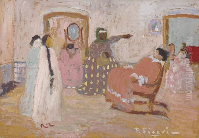 El Fantasma Oil Painting by Pedro Figari