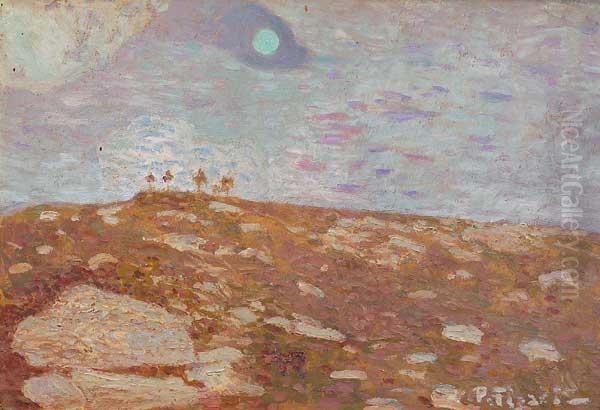 Serrania Oil Painting by Pedro Figari