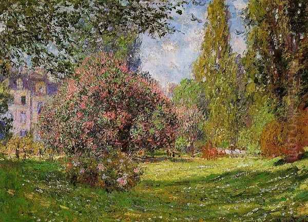 The Parc Monceau Paris Oil Painting by Claude Oscar Monet