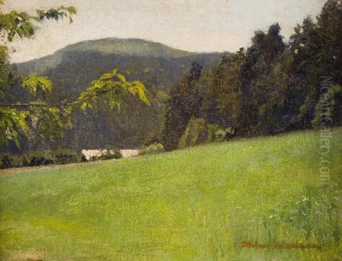 Pejzaz Gorski Oil Painting by Stefan Filipkiewicz
