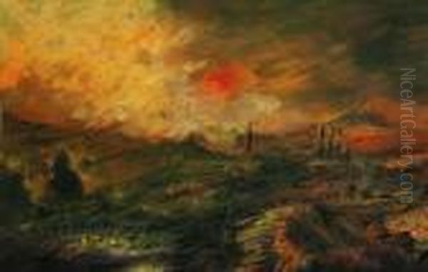 Ustradonic Oil Painting by Emil Filla