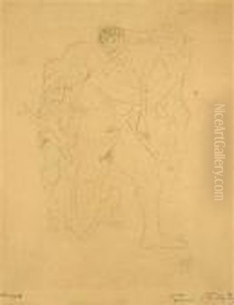 Heracles The Victorious Oil Painting by Emil Filla