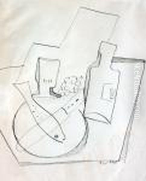 Untitled Oil Painting by Emil Filla