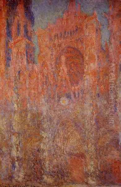 Rouen Cathedral Oil Painting by Claude Oscar Monet