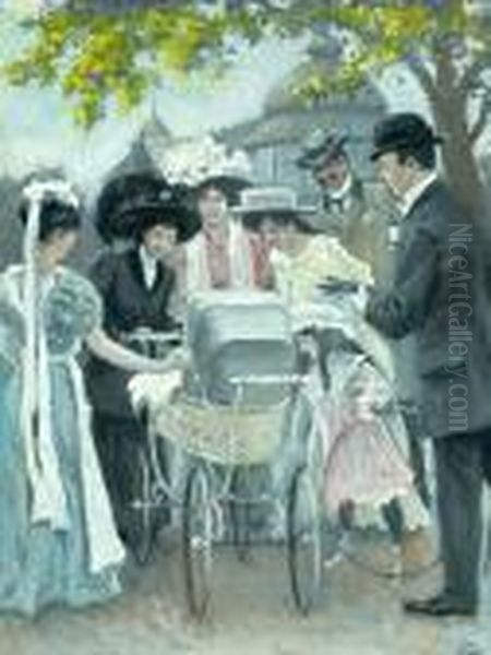 Parading The Newborn Member Of 
The Family By Langeliniepavillonen, Copenhagen. 