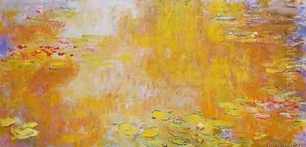 The Water Lily Pond3 Oil Painting by Claude Oscar Monet