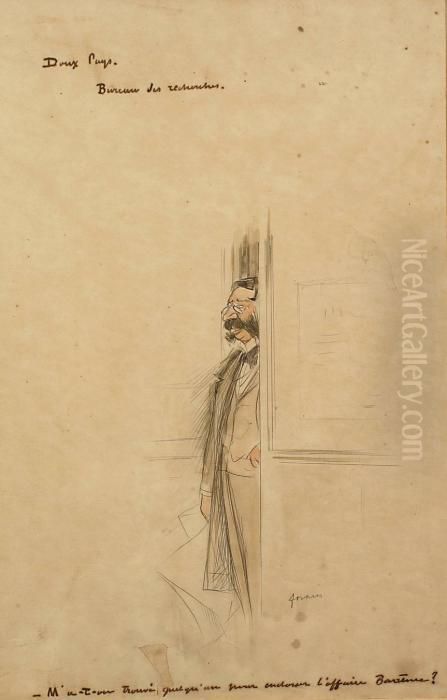 Le Doux Pays Oil Painting by Jean-Louis Forain