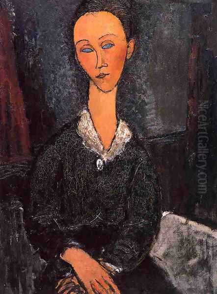Lunia Czechowska Oil Painting by Amedeo Modigliani