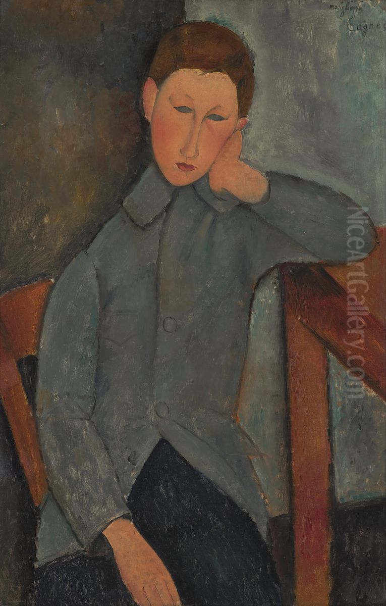 The Boy Oil Painting by Amedeo Modigliani