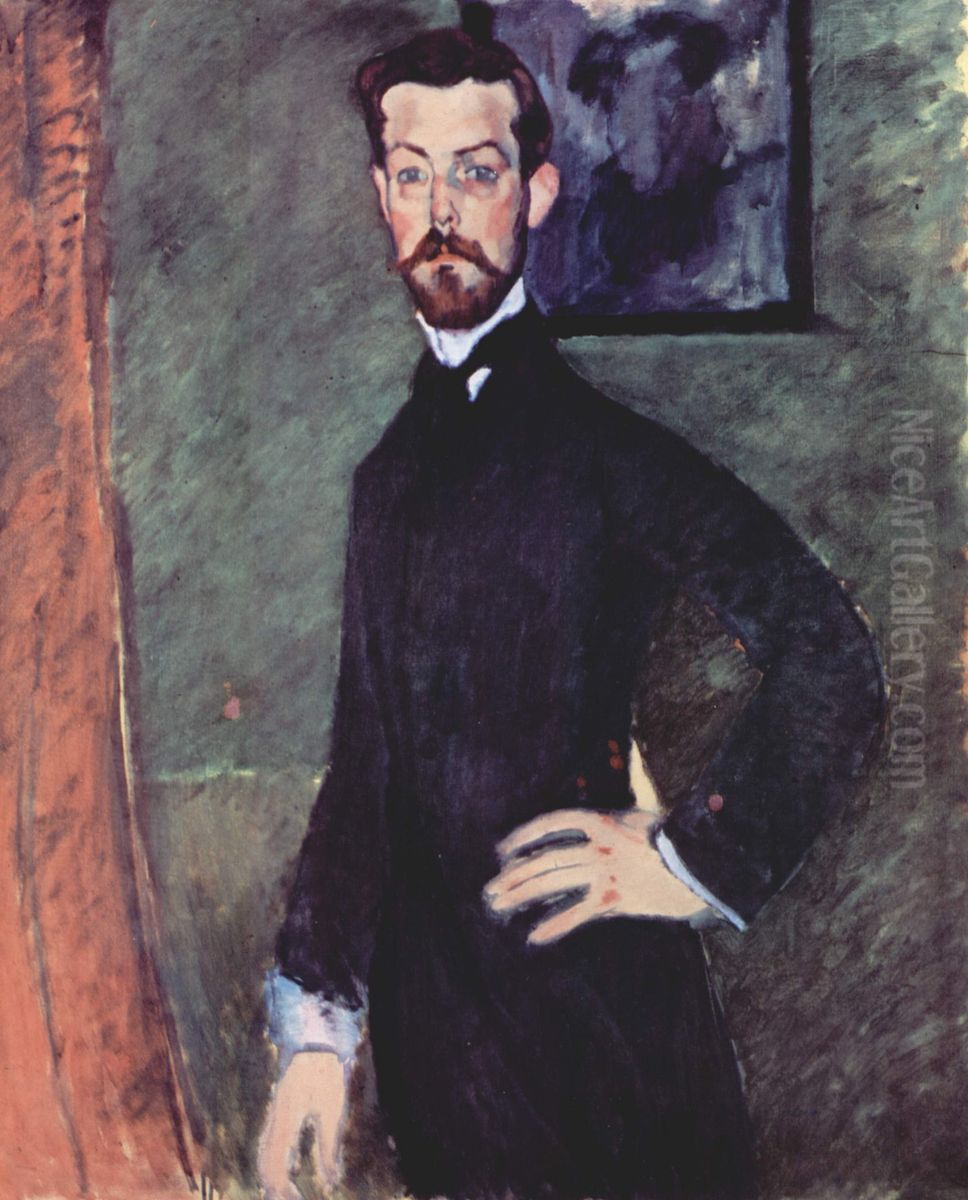 Portrait of Dr. Paul Alexandre Oil Painting by Amedeo Modigliani