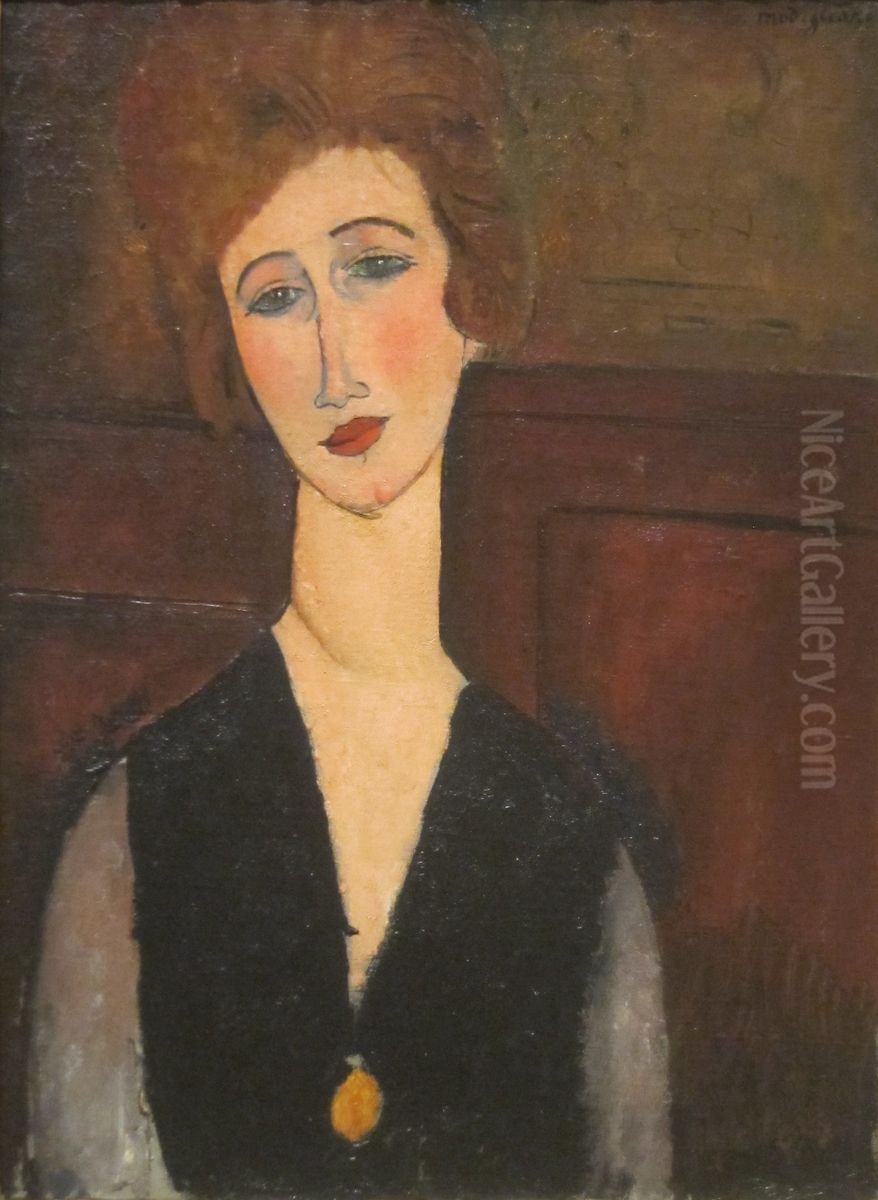 Portrait of a woman Oil Painting by Amedeo Modigliani