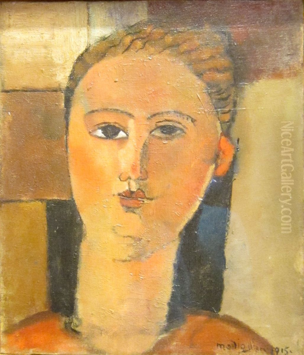 Fille rousse Oil Painting by Amedeo Modigliani