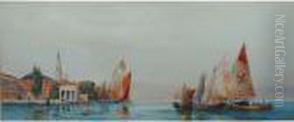 Veduta Di
Venezia Oil Painting by Pietro Fragiacomo