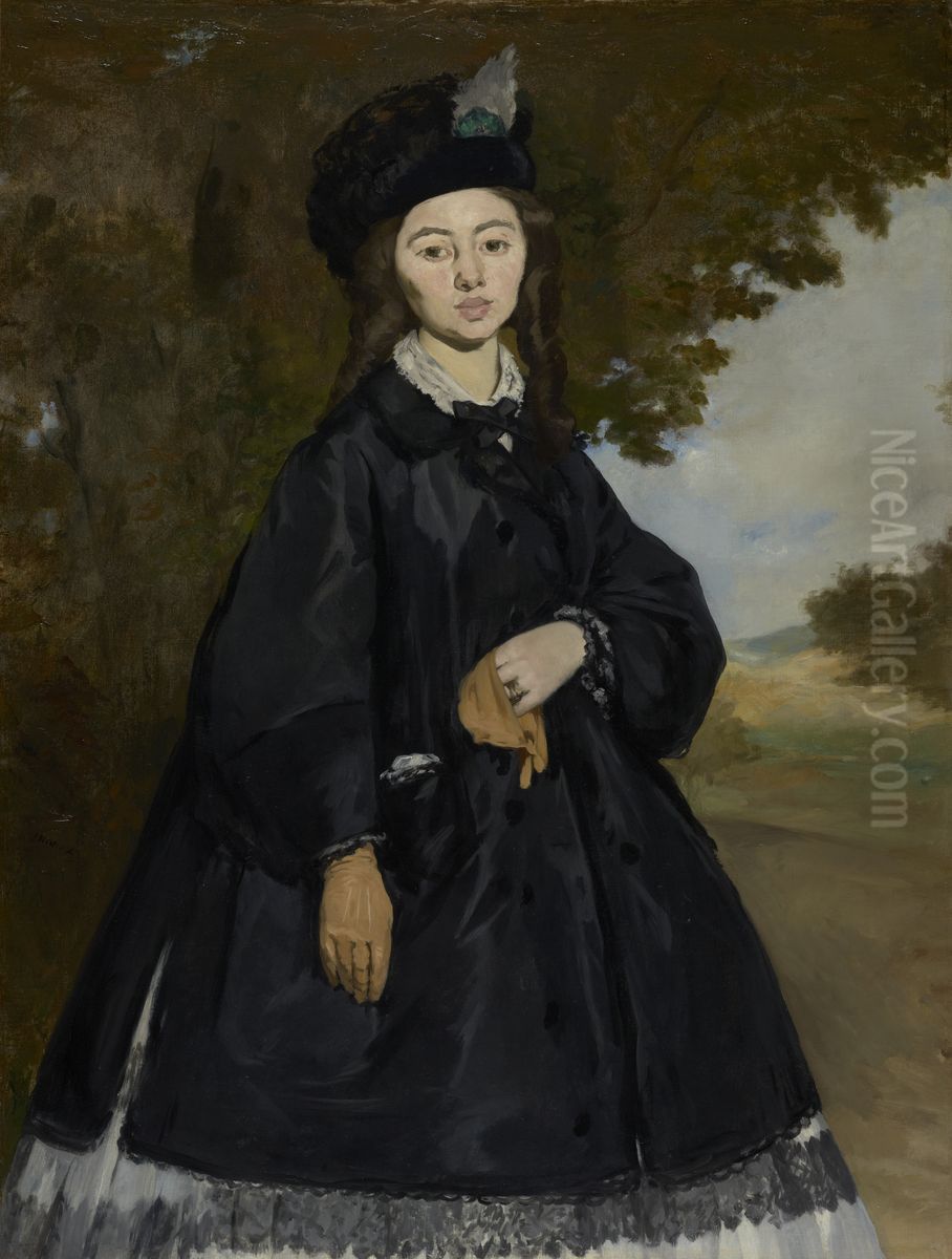 Portrait of Madame Brunet Oil Painting by Edouard Manet