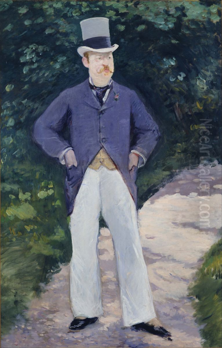 Portrait of Monsieur Brun Oil Painting by Edouard Manet