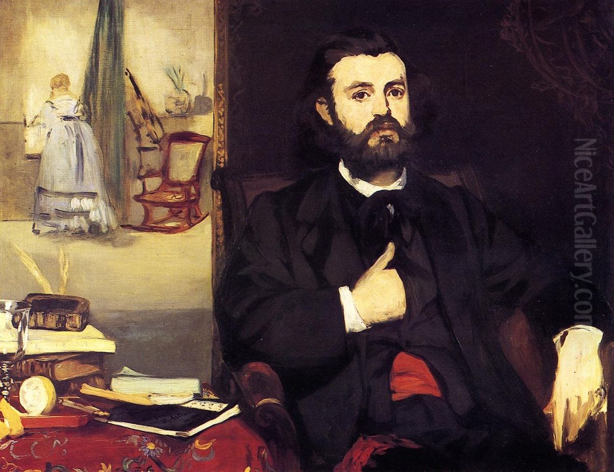 Portrait of Zacharie Astruc Oil Painting by Edouard Manet