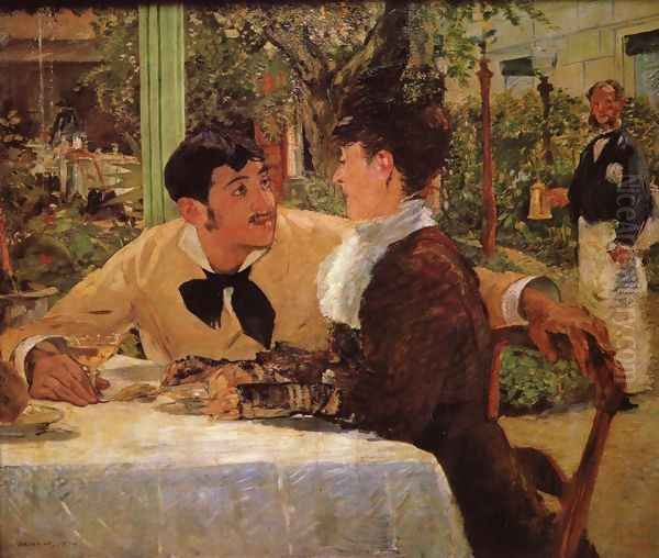 In Père Lathuille Oil Painting by Edouard Manet