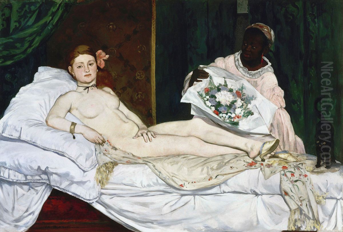 Olympia Oil Painting by Edouard Manet