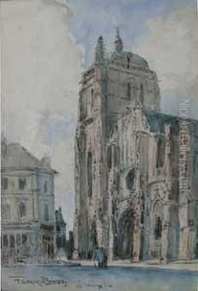 Place De L'eglise A Dreux Oil Painting by Frank Myers Boggs