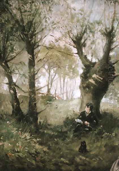 The Old Track to Auvers 1863 Oil Painting by Berthe Morisot