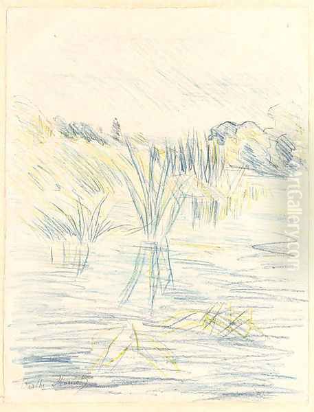 Etude de paysage Oil Painting by Berthe Morisot