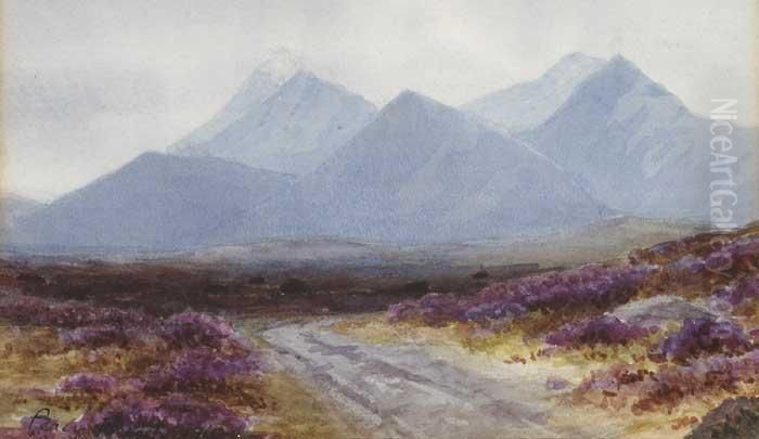 Road To Mountains Oil Painting by William Percy French