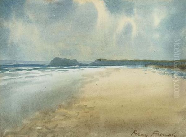 Shoreline, Early Morning. Oil Painting by William Percy French