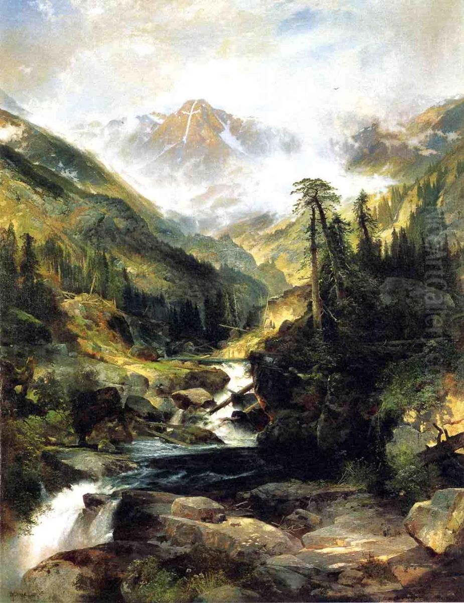 Mountain Of The Holy Cross Oil Painting by Thomas Moran