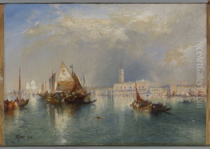Venice Oil Painting by Thomas Moran
