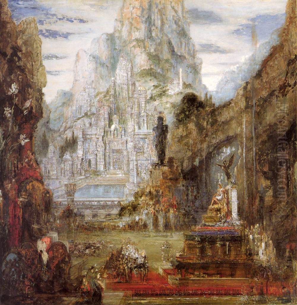 The Triumph of Alexander the Great Oil Painting by Gustave Moreau