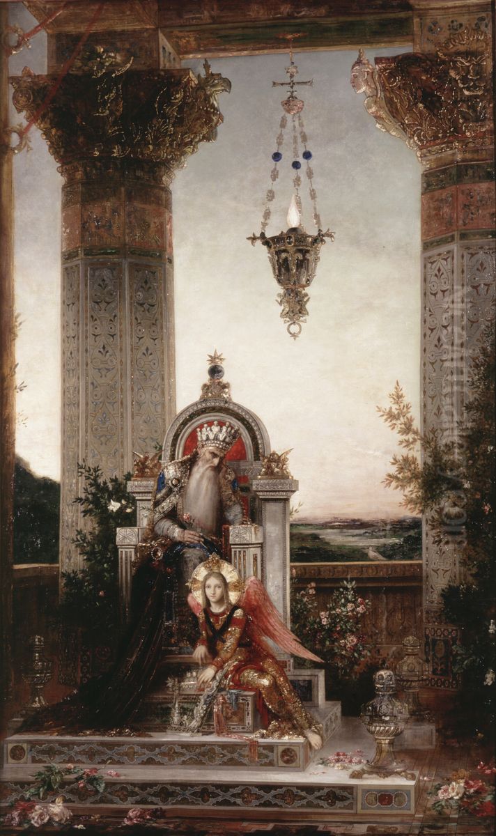 King David Oil Painting by Gustave Moreau