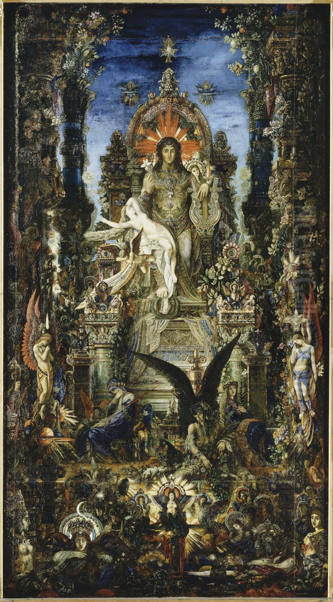 Jupiter and Semele Oil Painting by Gustave Moreau