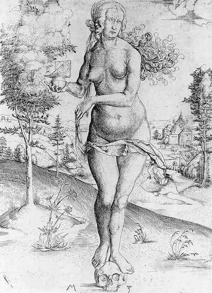 Vanitas (Memento Mori) 1502-03 Oil Painting by Master M Z