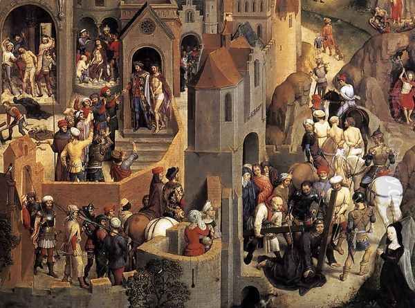 Scenes from the Passion of Christ (detail-5) 1470-71 Oil Painting by (manner of) Memling, Hans