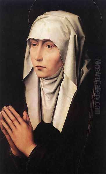 Mater Dolorosa 1480s Oil Painting by (manner of) Memling, Hans