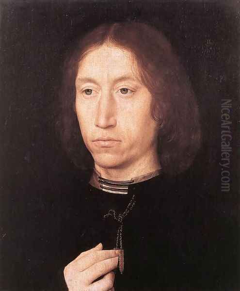 Portrait of a Man 1478-80 Oil Painting by (manner of) Memling, Hans