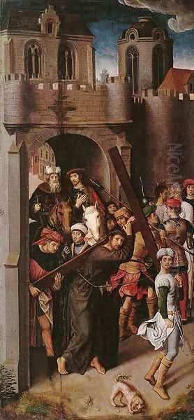 Carrying the Cross Oil Painting by (manner of) Memling, Hans