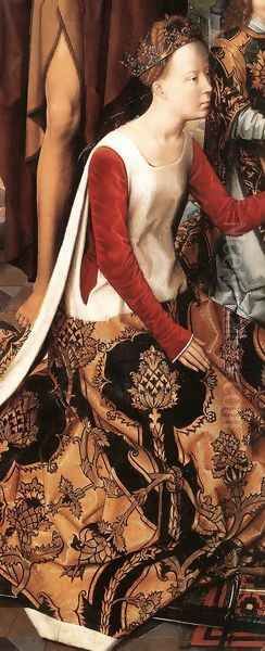 St John Altarpiece (detail-6) 1474-79 Oil Painting by (manner of) Memling, Hans
