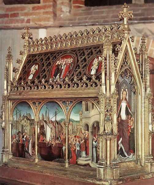 St Ursula Shrine Oil Painting by (manner of) Memling, Hans