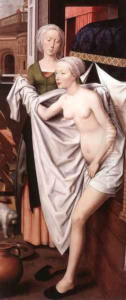 Bathsheba Oil Painting by (manner of) Memling, Hans