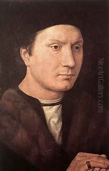Portrait of a Man 2 Oil Painting by (manner of) Memling, Hans