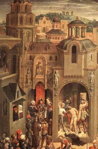 Scenes from the Passion of Christ (detail) Oil Painting by (manner of) Memling, Hans